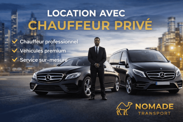Chauffeur privé et véhicules premium location avec chauffeur