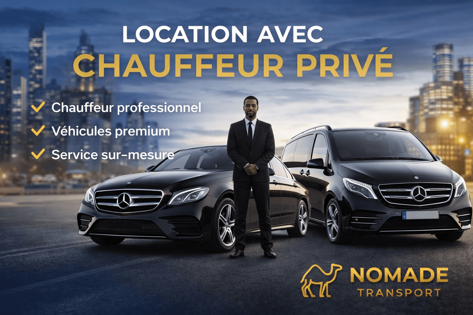 location avec chauffeur